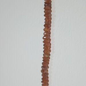 Bead Hessonite Garnet Natural Rondelle C/D Grade 4x2mm 14" Strand